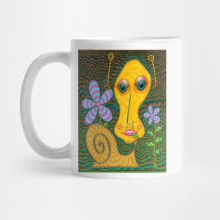 Portrait of the Artist as a Young Snail Mug